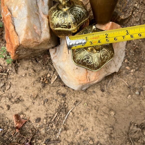 Metal 2 Turkish Pomegranates Decorative Home Mediterranean. Not the small vase. - Picture 4 of 8